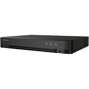 Gravador de Vídeo DVR Hikvision iDS-7216HQHI-M1/XT AcuSense Turbo HD Pro com 16 Canais 3K (caixa feia)