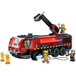 Kit de Caminhão de Bombeiros do Aeroporto LEGO City - 60499 (691 peças)