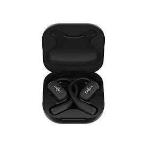 Fone de ouvido Shokz Openfit Open-Ear T910-ST-BK-US Bluetooth - Preto