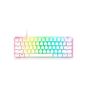 Teclado Razer Huntsman V3 Pro Mini 60% RGB USB Esports Gaming US Branco - RZ03-04991800-R3U1