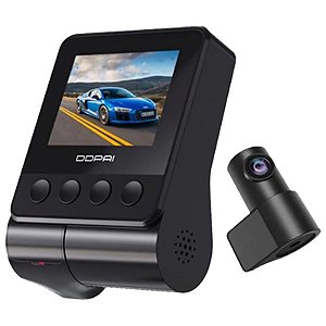 Câmera para Automóvel DDPAI Z50 GPS 4K Duplo Canal Dash Cam (caixa feia)