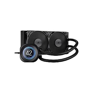 Cooler Líquido Corsair Nautilus 240 RS LCD 240 MM para CPU - Preto (CW-9061031-WW)