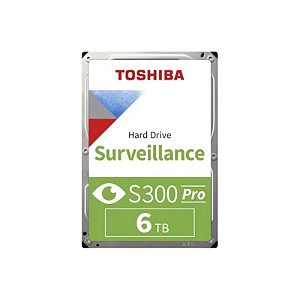 HD 6TB Toshiba SATA3 7200RPM Surveillance S300 Pro HDWTA60