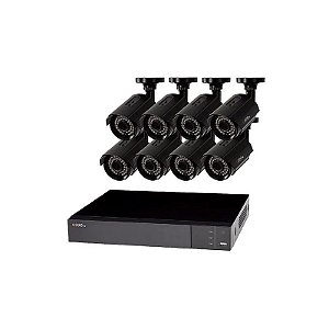 Kit de Segurança DVR 8 canais + 8 Câmeras HD1080P + HDD 1TB Q-See QTH83-8CN-1