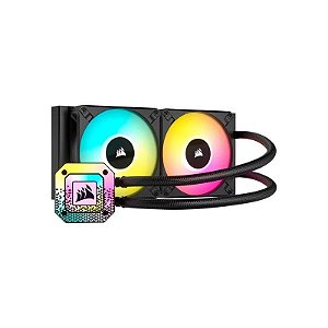 Cooler Líquido Corsair Icue H100I Elite Capellix XT RGB para CPU - Preto (CW-9060068-WW)