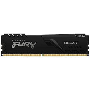 Memória Kingston Fury Beast 16GB 3200MHz DDR4 KF432C16BB/16
