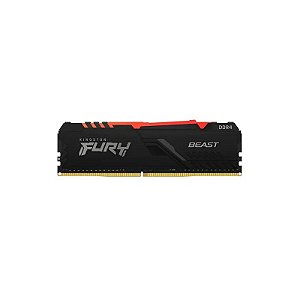 Memória Ram Kingston Fury Beast 16GB / DDR4 / 3200 MHZ / RGB - (KF432C16BBA/ 16)
