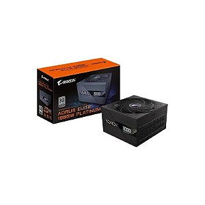 Fonte Gigabyte Aorus Elite P1000W GP-AE1000PM ATX 1000W 80 Plus Platinum PFC Ativo Modular Completo Bivolt - Preto