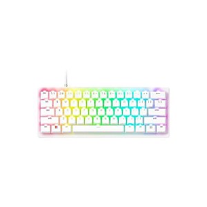 Teclado Gamer Razer Huntsman V3 Pro Mini RZ03-04991800-R3U1 RGB USB-C - Branco