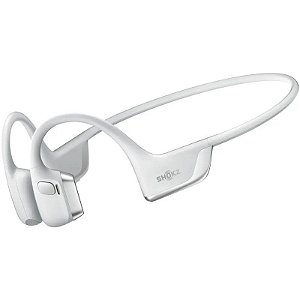 Fone de ouvido Shokz OpenRun Pro 2 Prata - Tecnologia de condução óssea