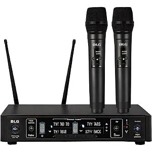 Microfone Sem Fio BLG UHF - UF-999