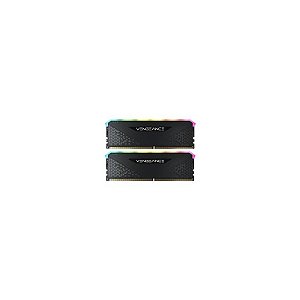 Memória RAM Corsair Vengeance RGB RS DDR4 16GB (2X8GB) 3200MHZ - Preto (CMG16GX4M2E3200C16)