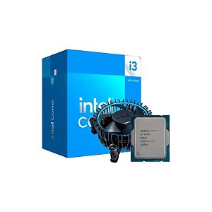 Processador Intel Core i3-14100 3.5GHz 12MB LGA1700 14ª Geração com Cooler