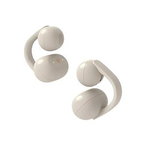 Fone de Ouvido Sony Linkbuds Clip WF-LC900/VZ Bluetooth - Cinza Bege