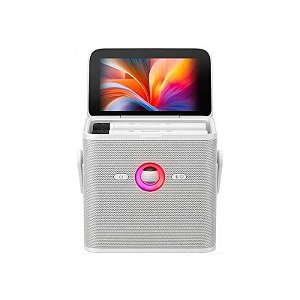 Caixa de Som Joog Shell S3 7” 80W RMS/Wi-Fi 5G/Bateria 35WH 2 Microfone Branco