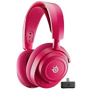 Fone de ouvido gamer SteelSeries Arctis Nova 7P Wireless Gen 2 61746 - Magenta