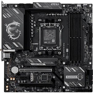 Placa-mãe MSI B850M Gaming Pro Wifi6e AM5/USB-A/USB-C/4xDDR5/PCI-E/HDMI/DP/Wifi