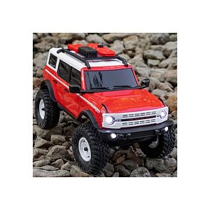 Carro Axial 1/24 SCX24 Ford Bronco Heritage 4WD RTR Vermelho AXI00006V2T6