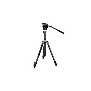 Tripé de fibra de carbono e-Image TC604-Plus
