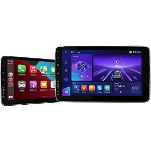 Multimídia Hetzer 1DIN Android 14 10,1" Universal 6+64 + Câmera