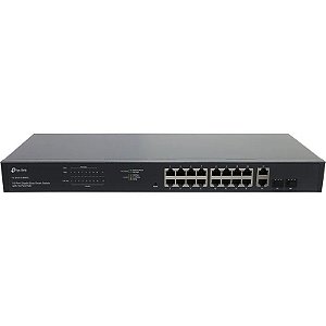 Switch TP-Link TL-SG1218MPE 16PoE+ Gigabit de 18 portas com 2 SFP