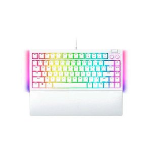 Teclado Gamer Razer Blackwidow V4 75% Hot-Swappable Mecânico Gaming Whi - RZ03-05001700-R3M1
