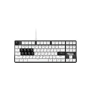 Teclado Gamer Mecânico Pulsar PCMK 3 He TKL 80% RGB 8K USB Gateron Switch - Branco