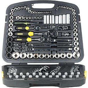 Kit de Ferramentas Stanley (120 Peças) com Maleta