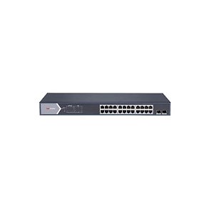 Switch Hub Hikvision 24 Portas 10/100/1000Mbps PoE DS-3E0526P-e/M