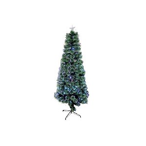 Árvore de Natal Tipo Pinheiro com Luzes LED 2,40 M Bivolt