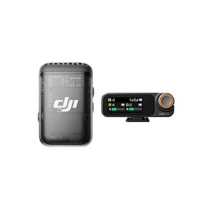 Microfone Sem Fio Dji Mic 2 (1 TX + 1 RX) (FCC) - Preto