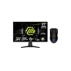 Monitor Gamer MSI Mag 275QF 27 Polegadas Quad HD 180Hz IPS + Mouse Preto