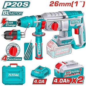 Marreta Rotativa Sem Fio 20V Total - TRHLI202689 (com 2 baterias) 220V-50/60Hz