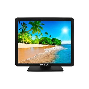 Monitor LED 17" FTX MT17V1 Touch Screen Capacitiva 5MS VGA/HDMI/USB - Preto