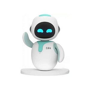 Robô Inteligente de Mesa Energize Lab Eilik - Azul/Branco