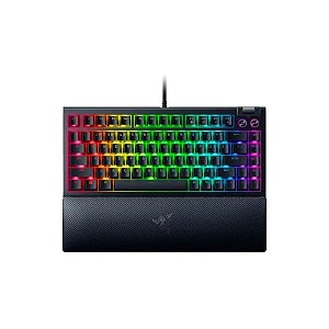 Teclado Razer Blackwidow V4 USB Mecânico RGB Preto RZ03-05000200-R 3U1