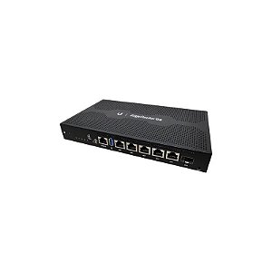 Roteador ER-6P 6portas 5giga RJ45+1SFP Poe 24V USB3.0 Edgerouter