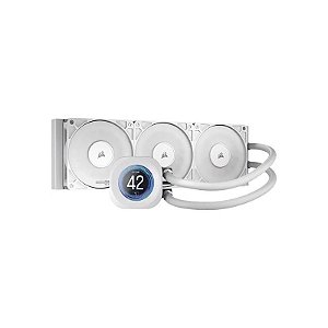 Cooler Líquido Corsair Nautilus 360 RS LCD 360 mm para CPU - Branco (CW-9061034-WW)