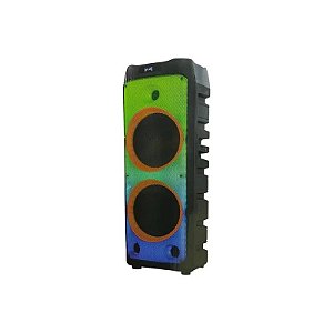 Caixa de Som Kolav L2121 2X12" Recarregável / USB / Microfone / Bluetooth