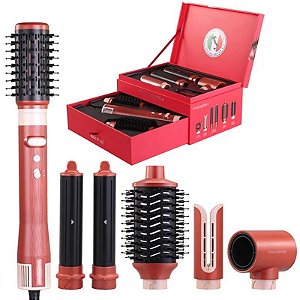 Escova Secadora Enzo Keratin 6 em 1 NO.B2 1500W 220V-50/60Hz