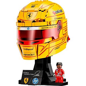 Quebra-Cabeça Lego Edições Scuderia Ferrari HP Capacete Lewis Hamilton - 43022 (884 peças)