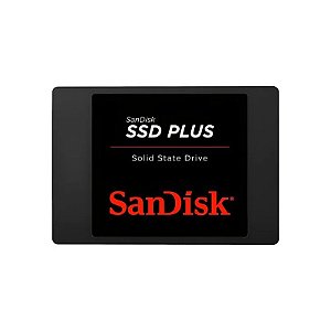 SSD 2.5" Sandisk Plus SATA 545-515 MB/s 2 TB - Preto (SDSSDA-2T00-G28)