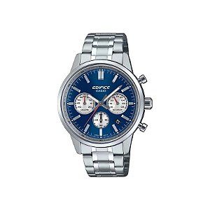 Relógio Casio Edifice EFR-575D-2ADF Analógico Masculino Prata/Azul