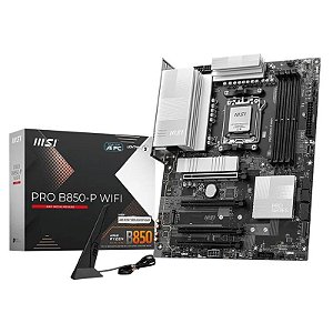 Placa-mãe MSI Pro B850-P Wifi AM5/4xDDR5/M.2/PCI-E/HDMI/USB-C/SATA