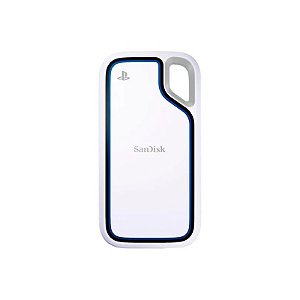 Disco SSD Externo 1TB Sandisk Extreme SDSSDE62P-1T00-G25 1000MB/s Branco PS5