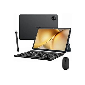 Tablet Blackview Zeno 10 5G 256GB/6GB de RAM, tela de 11", câmera de 16MP/13MP + Teclado em Inglês + Capinha Cinza