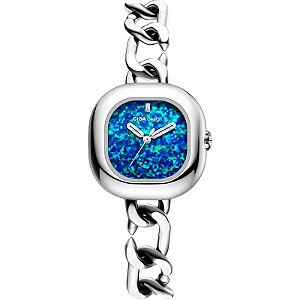 Relógio Feminino Ciga Design D026-SIBU-3SS Aglaia Collection Quartz