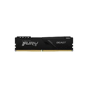 Memória Ram Kingston DDR4 16 GB 3200MHZ Black Fury Beast - KF432C16BB1/16