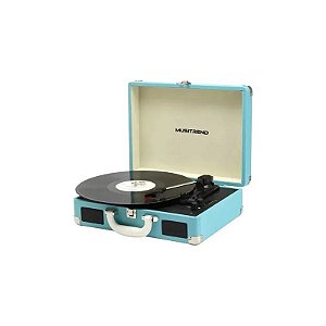 Toca-Discos Vinil Musitrend T316T Turquesa