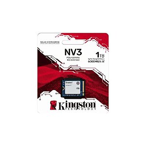 SSD Kingston NV3 PCI-Express 4.0 Nvme 1TB 6000/5000MB/s